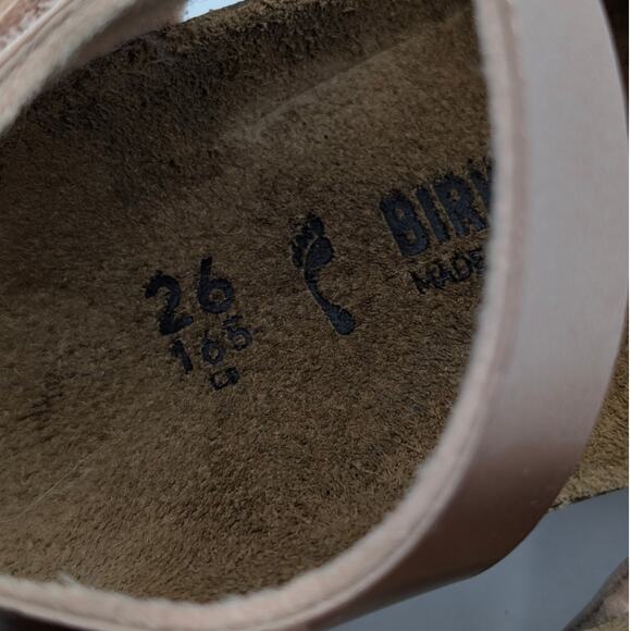 Birkenstock Rio Kids Birko-Flor Sandals Electric Metallic Copper Size US8 EU26 - Picture 6 of 11